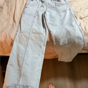 American eagle drawstring Wide-Leg jeans